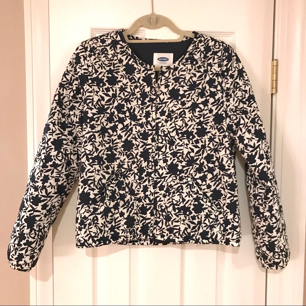 Old Navy Floral Quilted Jacket
